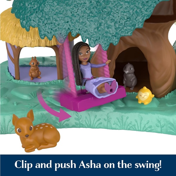 Mattel Disney Wish Magical Star Playset with Asha Mini Doll & 7 Surprise Orbs - Picture 3 of 6